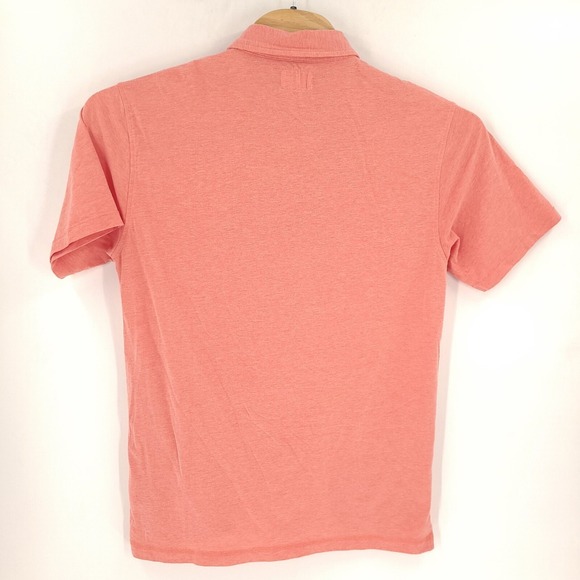 Linksoul Shirt Mens Large Pink Polo Tempus Fugit Casual Cotton Polyester Comfort - Picture 8 of 10